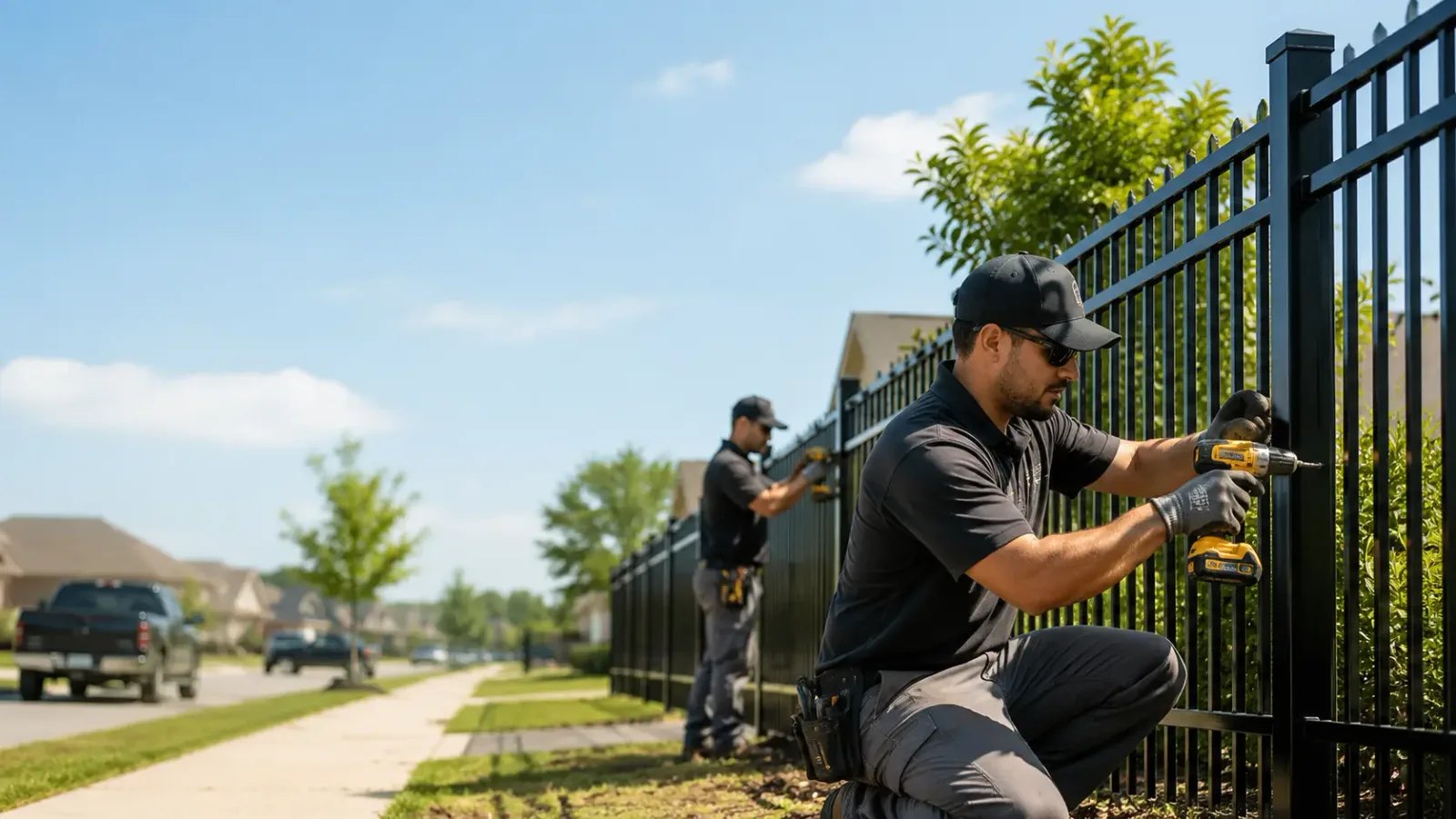 Metal Fence Installation in Lena, LA